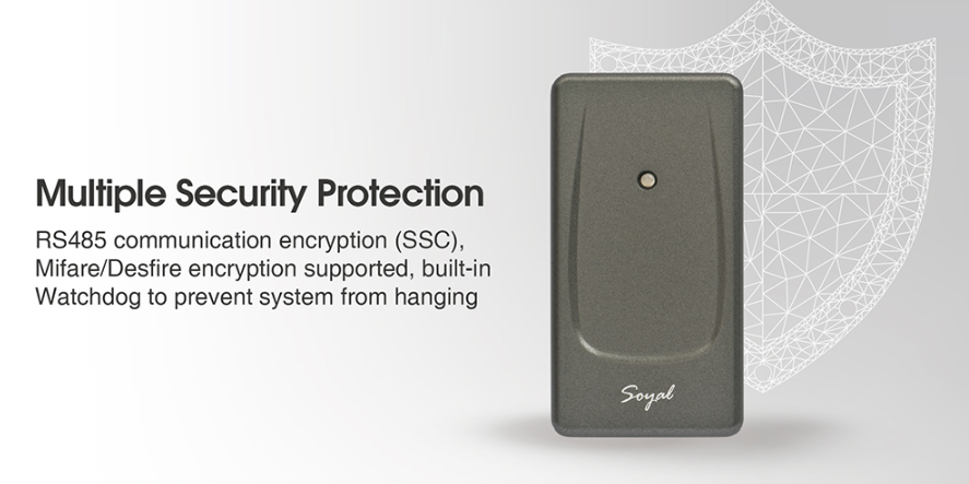 Multiple Security Protection - Soyal Access Reader Wiegand AR-723-U