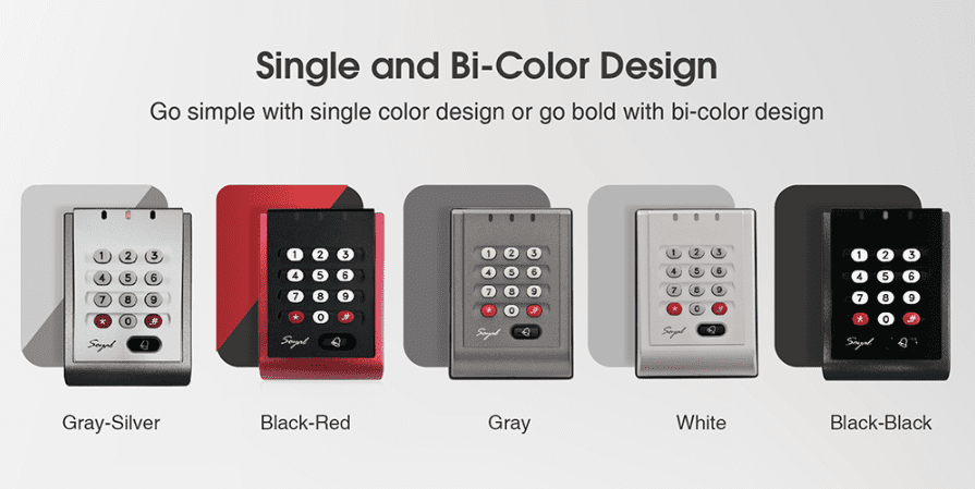 Single and Bi-Color Design - Soyal Access Control AR-757-H