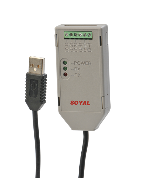 Isolated USB to RS485 Converter SOYAL AR-321CM untuk networking access control