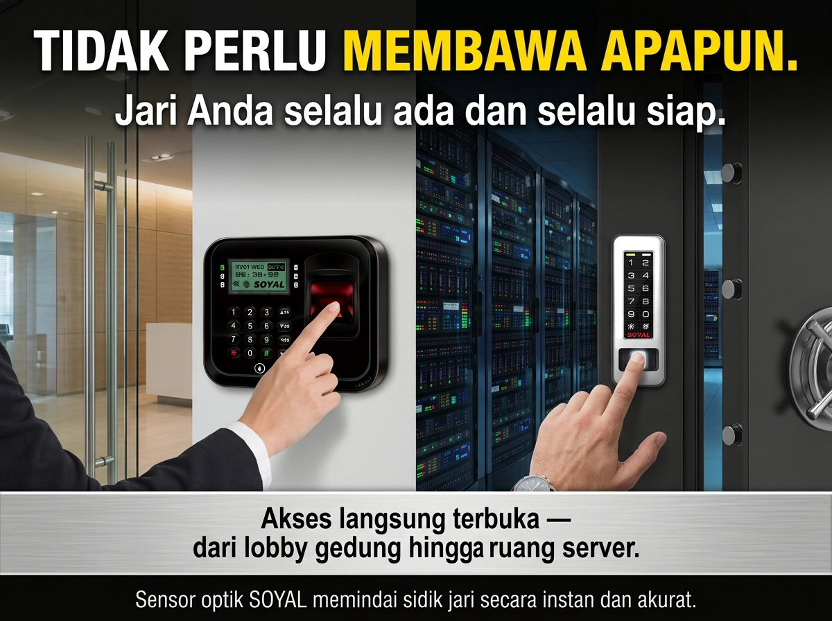 Solusi Finger Print Access Control - Tidak perlu bawa apapun hanya cukup dengan jari anda - 600 x 450 pixel