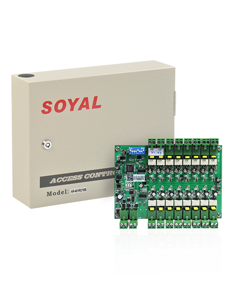 Soyal 16-Port Type C Relay Output IO Module - AR-401-io-0016r